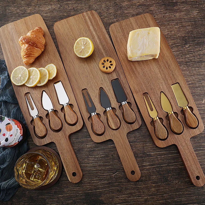 Wooden Charcuterie & Cheese Board
