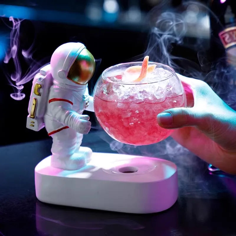 250ml Creative Astronaut Glasses Personalized Juice Beer Mixed Cup Luminous Mixed Wine Cup Special Drink Glass