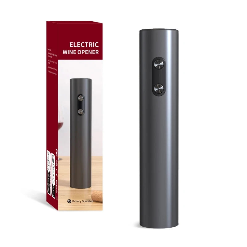 Electric Wine Bottle Opener Set Automatic Corkscrew Kit With Aerator,Foil Cutter Battery Operated Corkscrew for Wine Lovers Gift