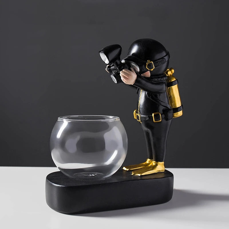 250ml Creative Astronaut Glasses Personalized Juice Beer Mixed Cup Luminous Mixed Wine Cup Special Drink Glass