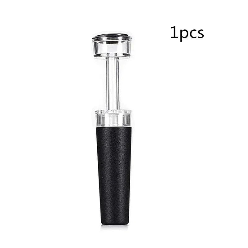 Vacuum Wine Bottle Stopper, Reusable Wine Bottle Stoppers, Built-in Vacuum Pump, Leakproof Wine Bottle Sealer, Silicone Caps