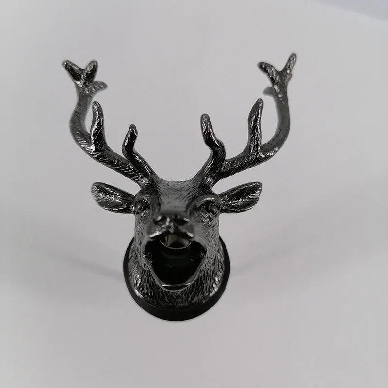 1PC Animal Head Wine Pourer Zinc Alloy Deer Elk Lion Leopard Wolf Eagle Dragon Wine Pour Spout Stopper Club Bar Accessories