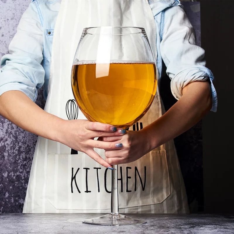 Giant Wine Glass and Beer Mug Combo Extra Large for Whiskey, Parties, Birthdays, Weddings ,Chrismas