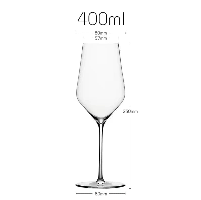 Burgundy Bordeaux Style Light Luxury Wine Glass Ultra-thin Craftsmanship Slim Cup Stems Bar Party Classics Goblet