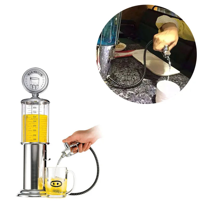 900ml Liquor Beer Alcohol Gun Pump Gas Station Bar Family Beverage Water Juice Machine Drinking Vessels Dispenser