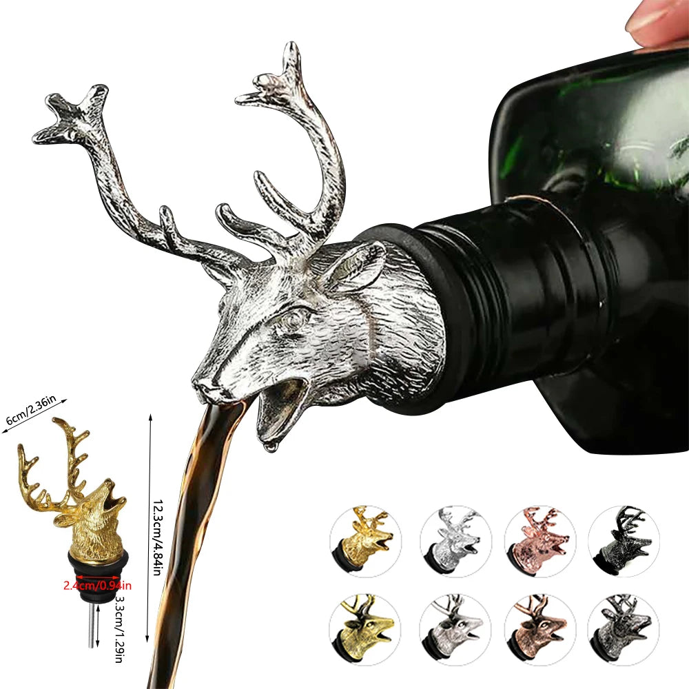 Stainless Steel Deer Wine Stopper