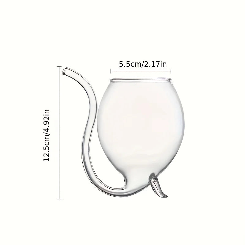1pc 10oz Vampire Glass Cup Novelty Wine Glass Cocktail Glass for Bar Club Restaurant or Home Party Use Drinkware Halloween Decor