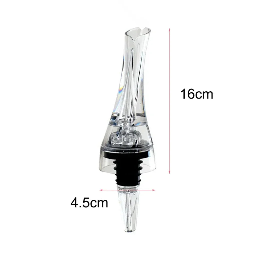 Wine Aerator Pourer, Premium Aerating Pourer, Red Wine Decanter Cap Spout, Stopper Bottle, Mouth Dispenser, Decanter Spout