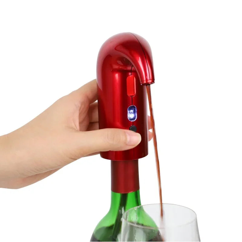 Electric Wine Aerator Dispenser, Professional High-End Whiskey Pump, USB Rechargeable, Automatic Wine Decanter Pourer for Parties