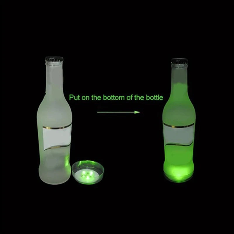 LED Flashing Coaster Drink Pads