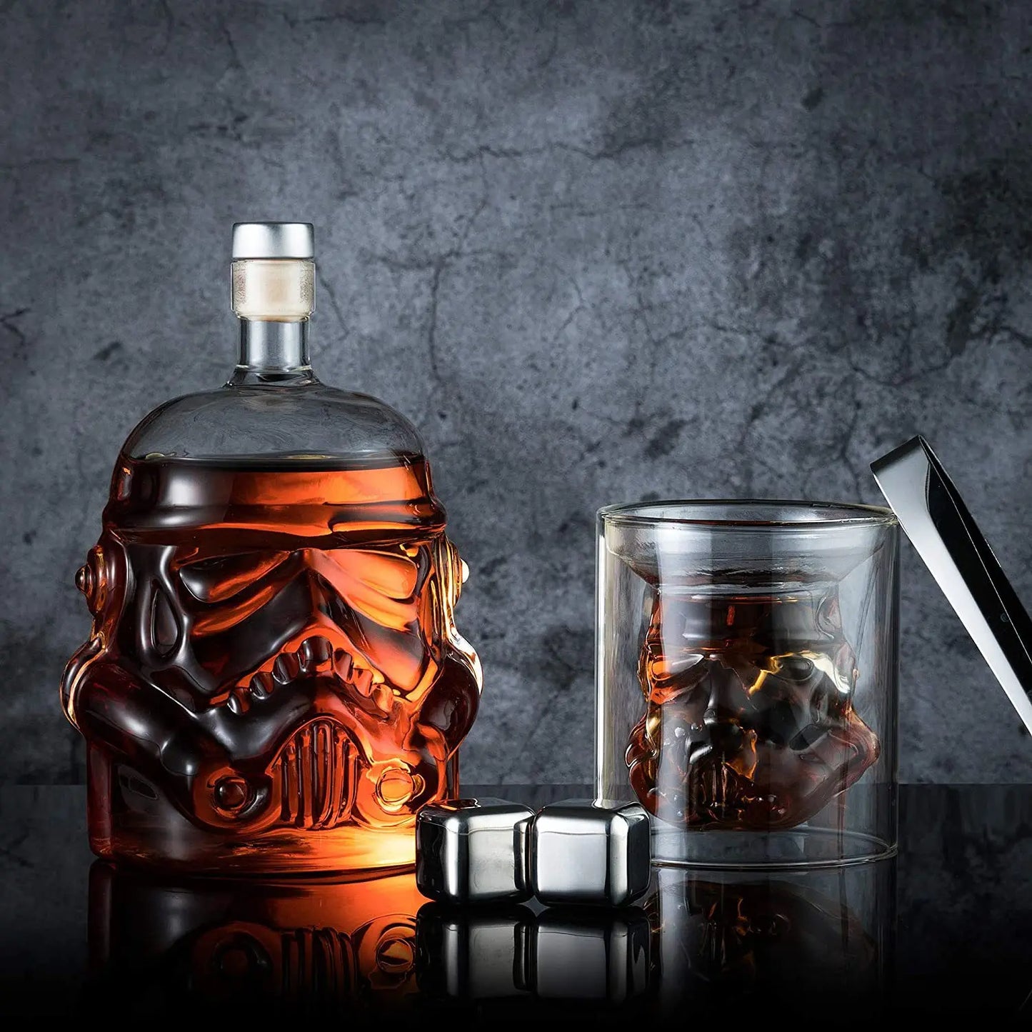 650ml creative Storm Trooper Whiskey Decanter Crystal Glass Wine Decanter Bottle Magic Aerator Wine Glasses Accessories