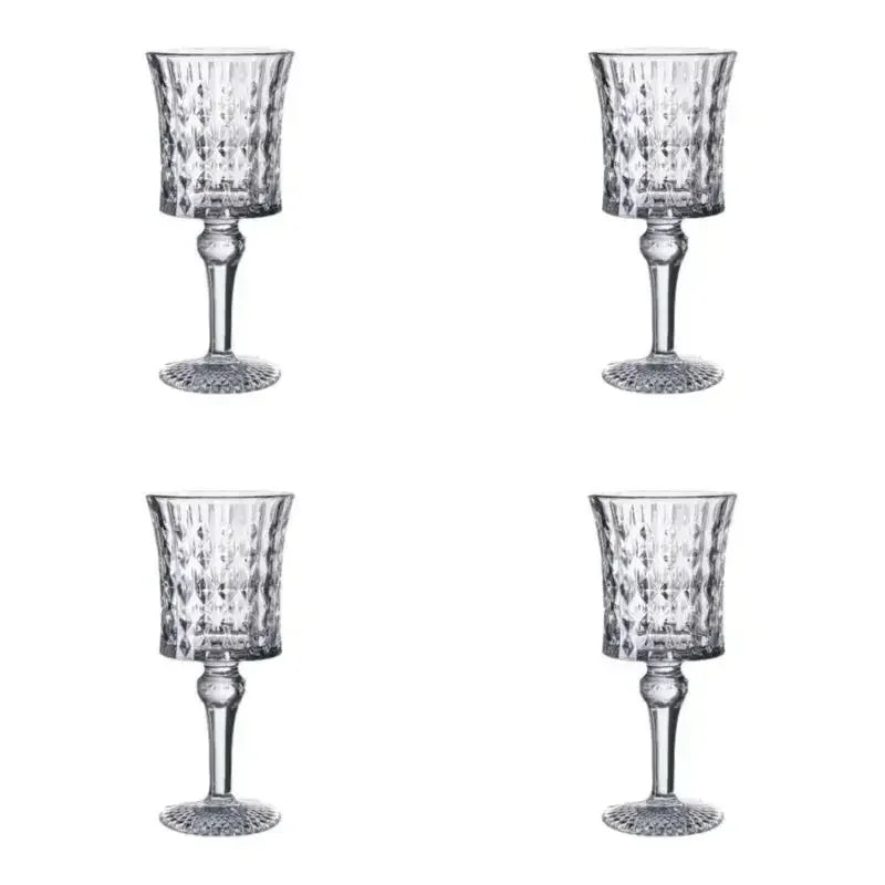 2pcs 4pcs 6pcs Lead Free Crystal Glass Champagne Cocktail Cup Wine Goblet For Party Bar Luxury Decorations Decanter Set