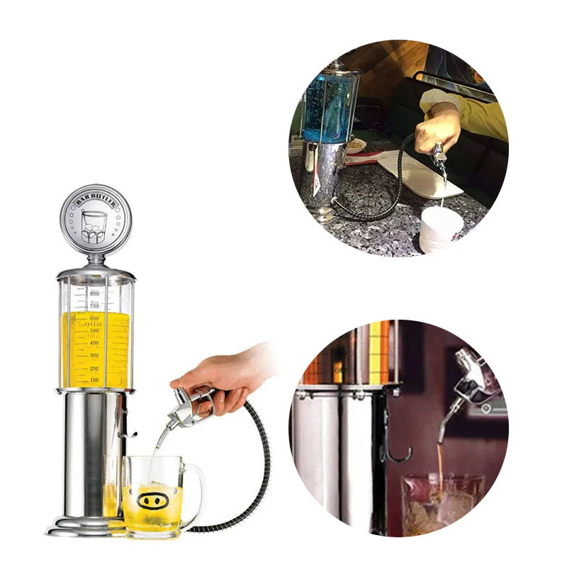900ml Liquor Beer Alcohol Gun Pump Gas Station Bar Family Beverage Water Juice Machine Drinking Vessels Dispenser