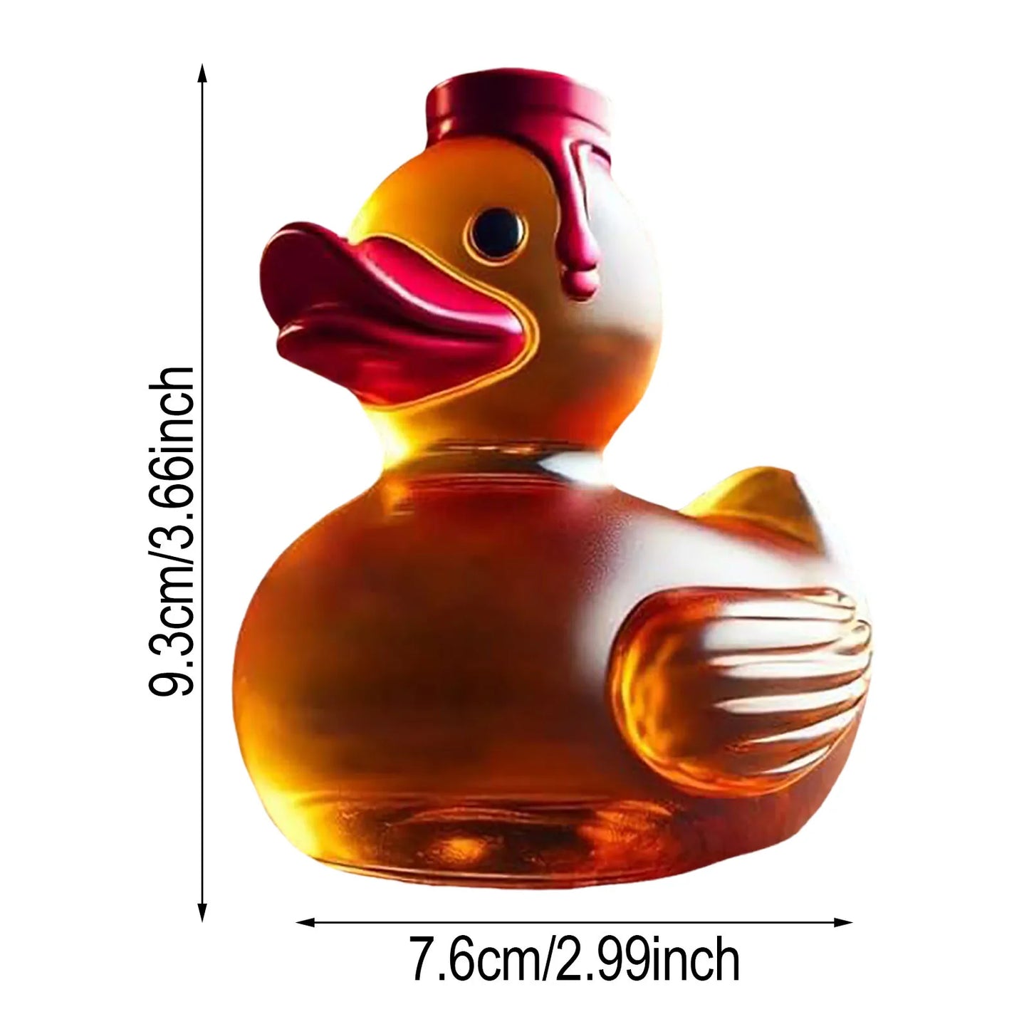 Interesting Wine Duck Shaped Bottle Unique Wine Glass Set Gift For Men Dad Interesting Bar Decoration Gift For Wine Enthusiasts