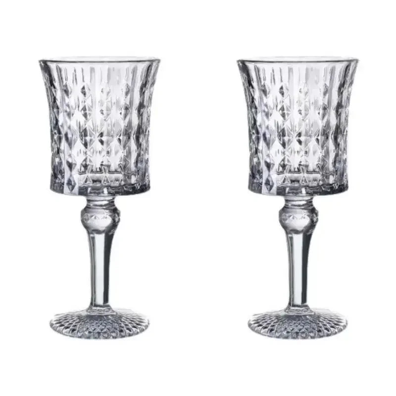2pcs 4pcs 6pcs Lead Free Crystal Glass Champagne Cocktail Cup Wine Goblet For Party Bar Luxury Decorations Decanter Set
