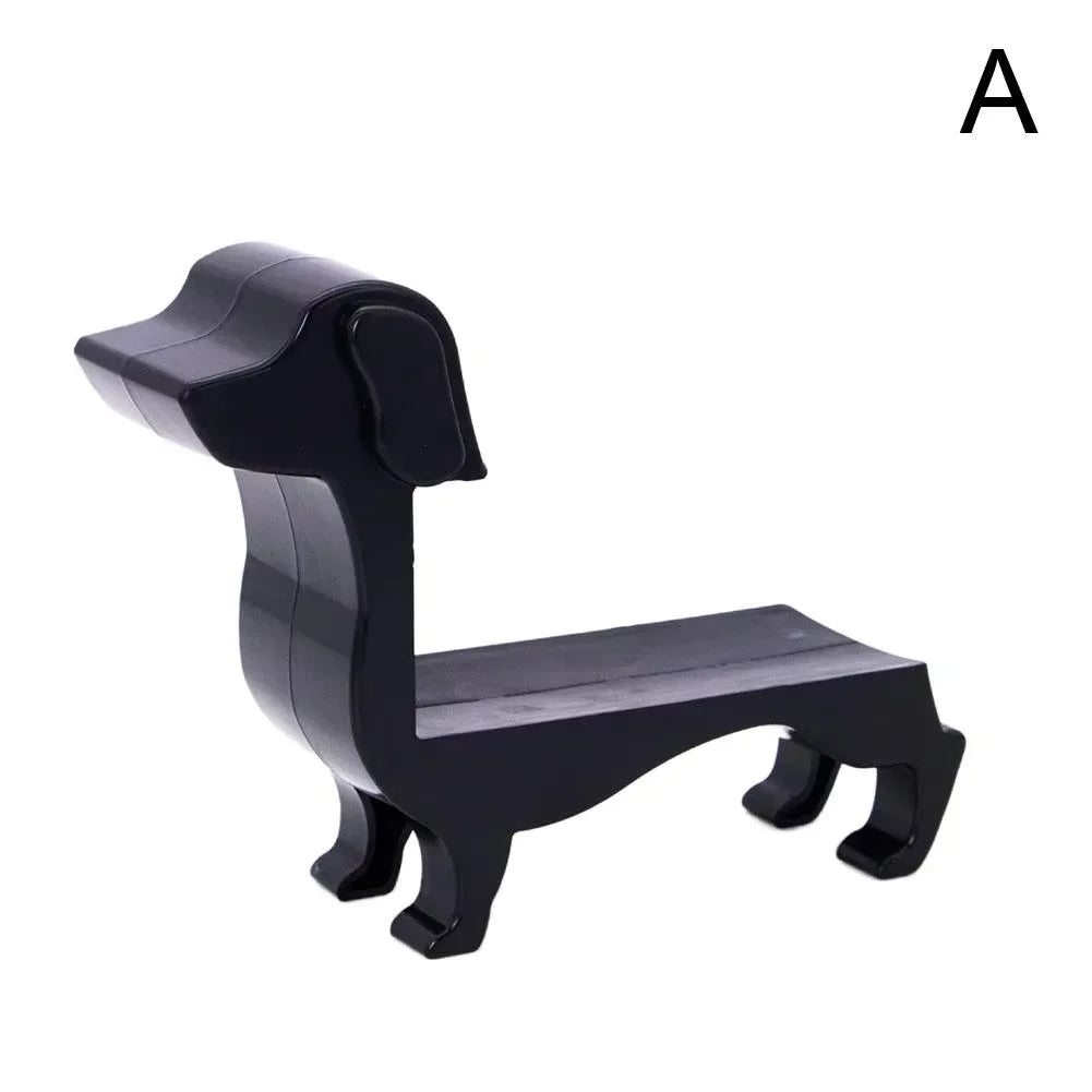 2025 New Creative Dachshund Wine Bottle Holder Kitchen Wine Storage Box Household Practical Decorative Sausage Dog Design