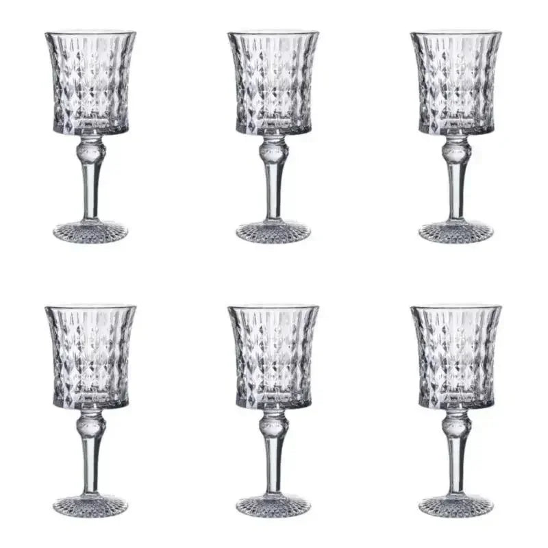 2pcs 4pcs 6pcs Lead Free Crystal Glass Champagne Cocktail Cup Wine Goblet For Party Bar Luxury Decorations Decanter Set