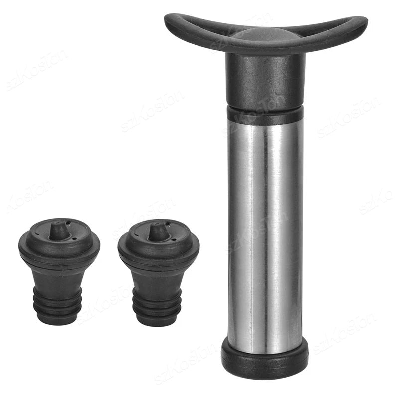 Vacuum Wine Stopper & Pump – Keep Wine Fresh, Leakproof Seal, Bar Accessory