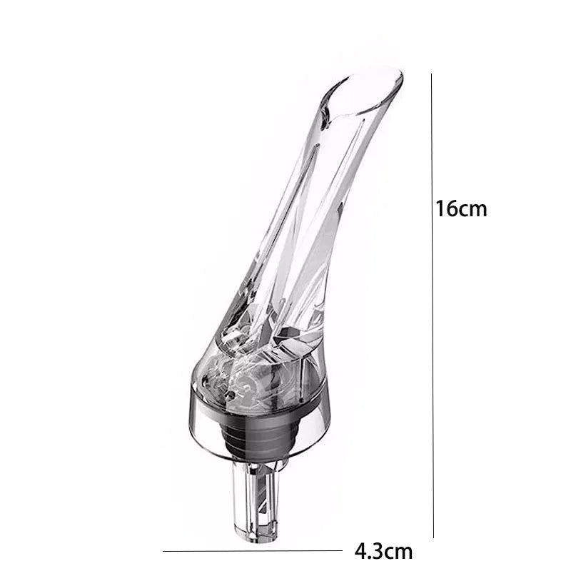 Wine Aerating Pourer Spout Decanter Magic Wine Decanter Wine Aerator Quick Aerating Pouring Tool Pump Portable Filter