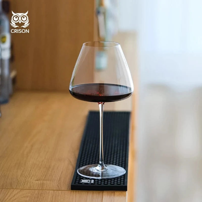 CRISON Handmade Crystal Red Wine Glass for Riesling Burgundy - Premium Quality Home Wine Glass