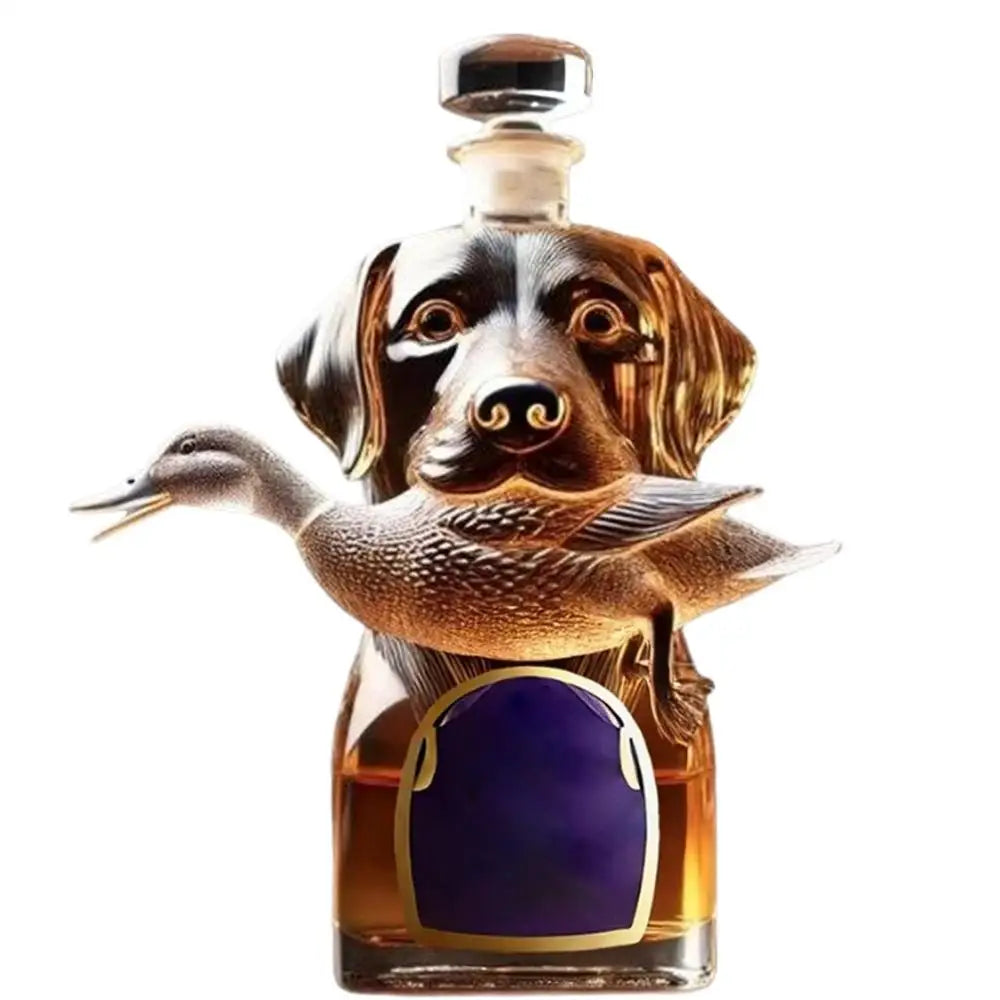 Creative Pug Red Wine Decanter Crystal Bottle Vodka Wine Bottle Wine Glass Dispenser Glass Bottle Thickened Whiskey Decanter