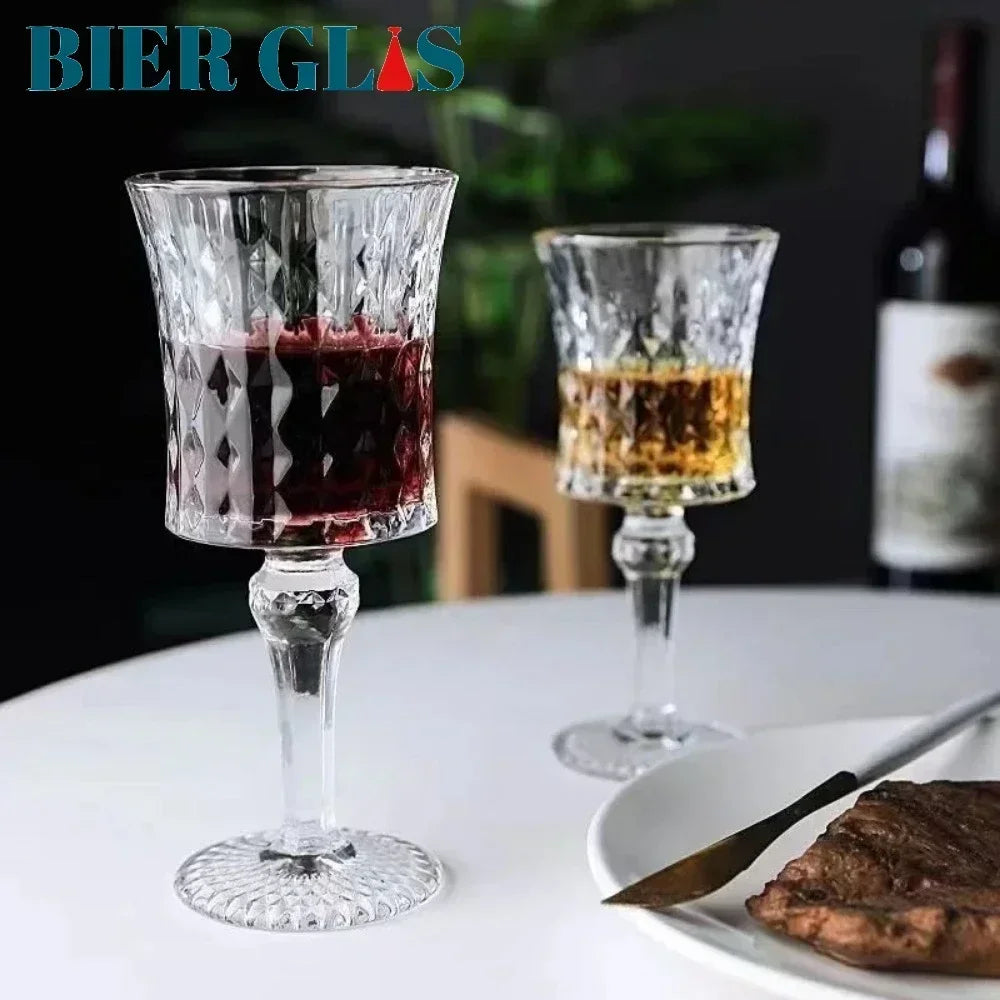 2pcs 4pcs 6pcs Lead Free Crystal Glass Champagne Cocktail Cup Wine Goblet For Party Bar Luxury Decorations Decanter Set