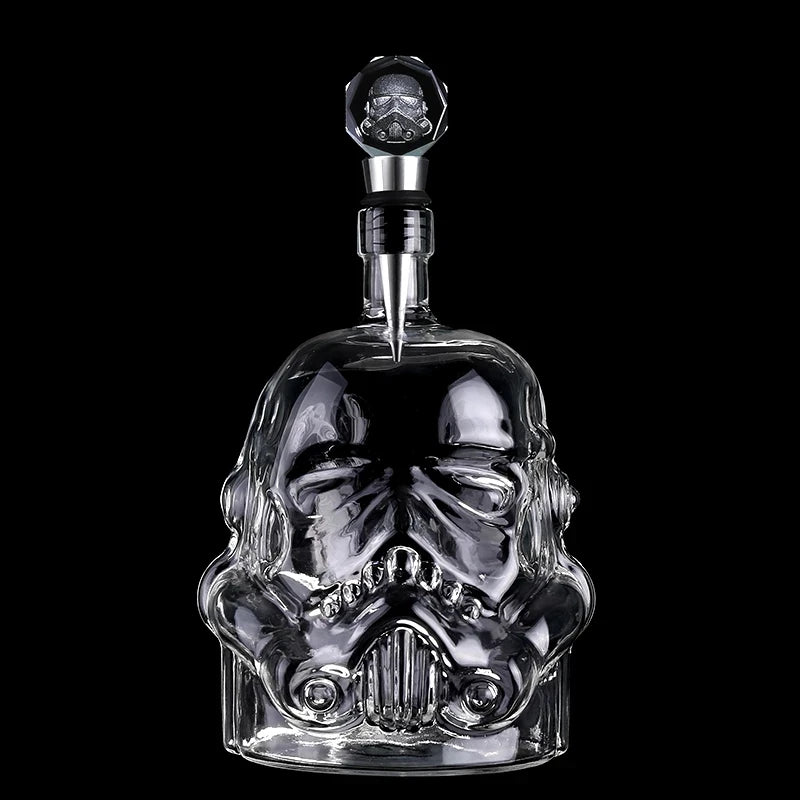 650ml creative Storm Trooper Whiskey Decanter Crystal Glass Wine Decanter Bottle Magic Aerator Wine Glasses Accessories