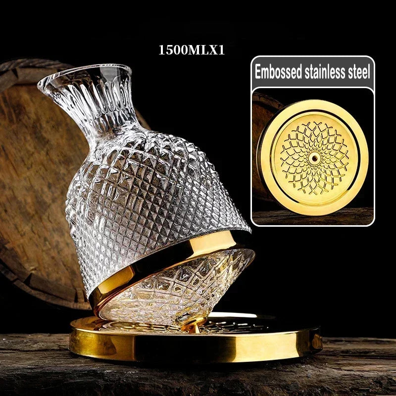 2pcs 4pcs 6pcs Lead Free Crystal Glass Champagne Cocktail Cup Wine Goblet For Party Bar Luxury Decorations Decanter Set
