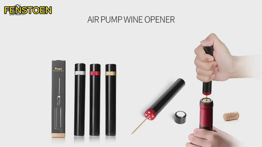 Air Pump Wine Bottle Opener Safe Portable Stainless Steel Pin Cork Remover Air Pressure Corkscrew Kitchen Tools Bar Accessories