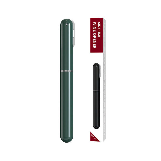 Air Pump Wine Bottle Opener — Safe, Portable Stainless Steel Cork Remover