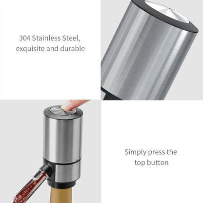 Electric Wine Aerator Dispenser, Bar Accessories, One-touch Automatic Wine Decanter Pourer, Wine Aeration for Party