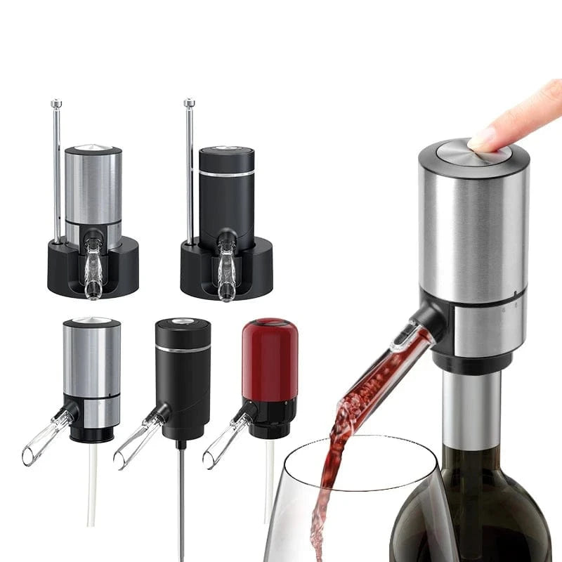 Electric Wine Aerator Dispenser, Bar Accessories, One-touch Automatic Wine Decanter Pourer, Wine Aeration for Party