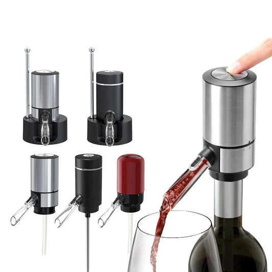 Electric Wine Aerator Dispenser, Bar Accessories, One-touch Automatic Wine Decanter Pourer, Wine Aeration for Party