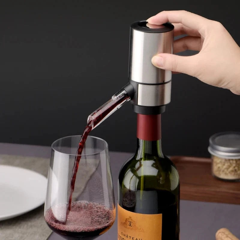 Electric Wine Aerator Dispenser, Bar Accessories, One-touch Automatic Wine Decanter Pourer, Wine Aeration for Party