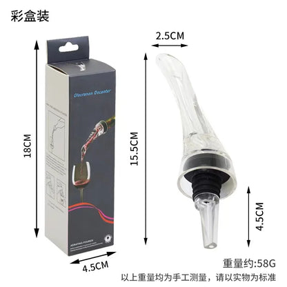 Wine Aerating Pourer Spout Decanter Magic Wine Decanter Wine Aerator Quick Aerating Pouring Tool Pump Portable Filter