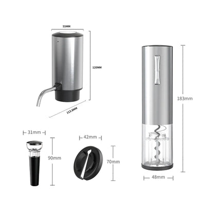 4-in-1 Electric Wine Opener, Aerator & Dispenser — Rechargeable