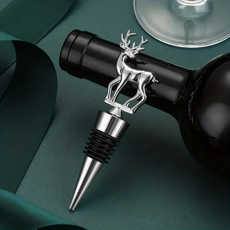 Elk Metal Wine Bottle Stopper