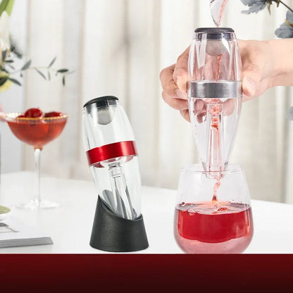 Quick Decanter for Red Wine with Base European Style Wine Dispenser for Home Use