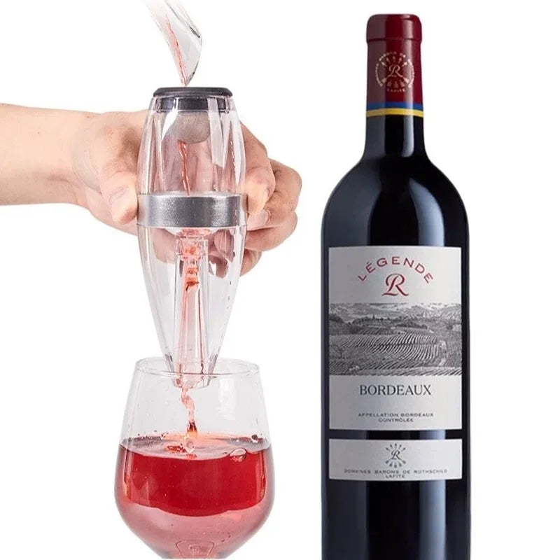 Quick Decanter for Red Wine with Base European Style Wine Dispenser for Home Use