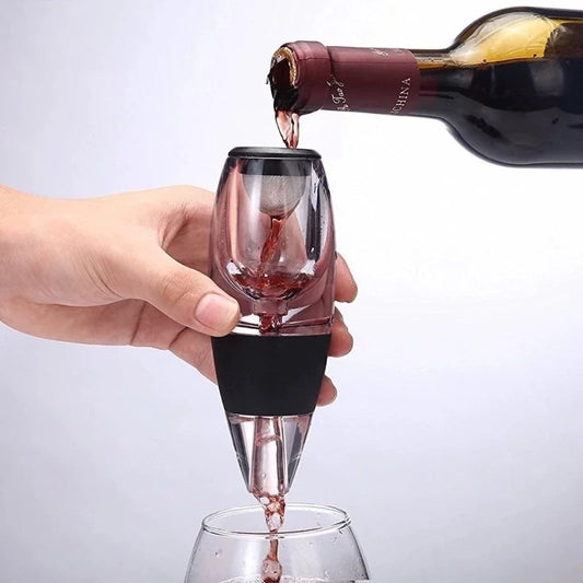 Quick Decanter for Red Wine with Base European Style Wine Dispenser for Home Use