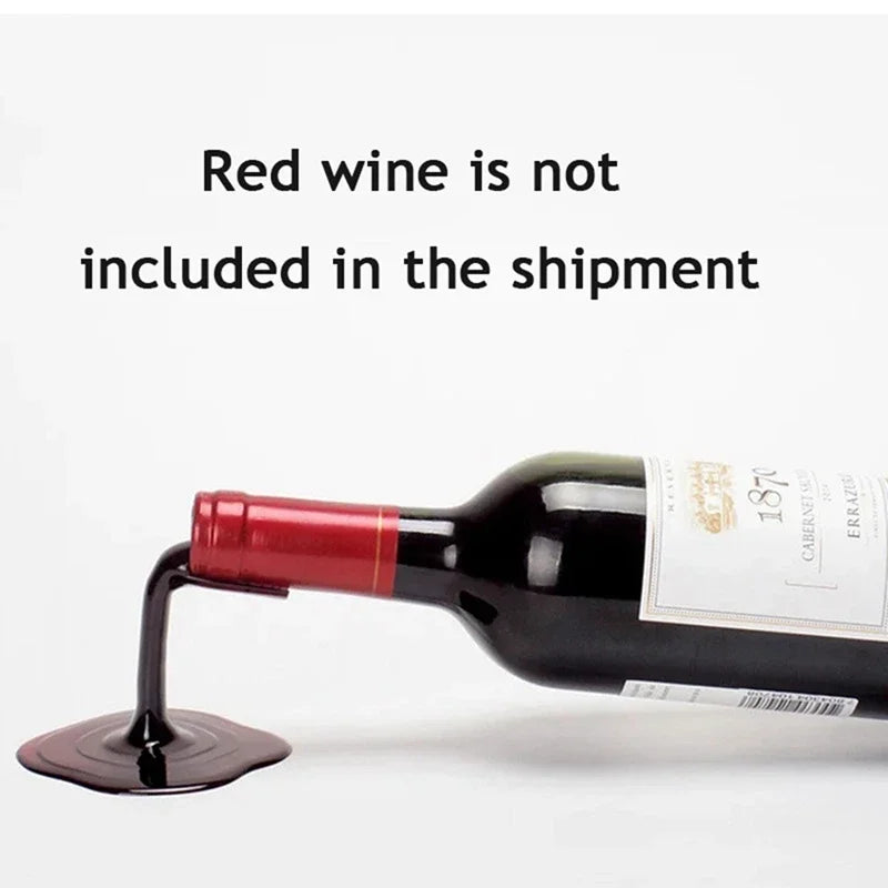 Unique Tilt Wine Rack Fashionable Storage Holder Durable Wine Bottle Display Stand for Wine Cabinet Decorations Adega Vinho