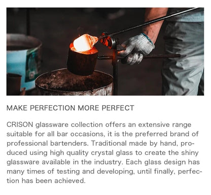 CRISON Handmade Crystal Red Wine Glass for Riesling Burgundy - Premium Quality Home Wine Glass