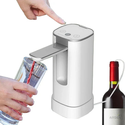 Smart Quantitative Alcohol Dispenser, Professional High End Whiskey Pump Dispenser, Liquor Pump, Adjustable Foldable Wine Decanter
