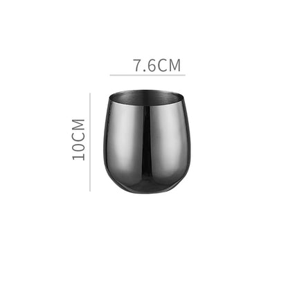 304 Stainless Steel Wine & Cocktail Goblets – Retro Martini Glass for Home, Bar & Restaurant” ✅