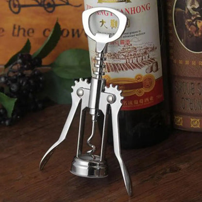 Portable Sommeliers Cork Remover – Wing Style Wine Opener