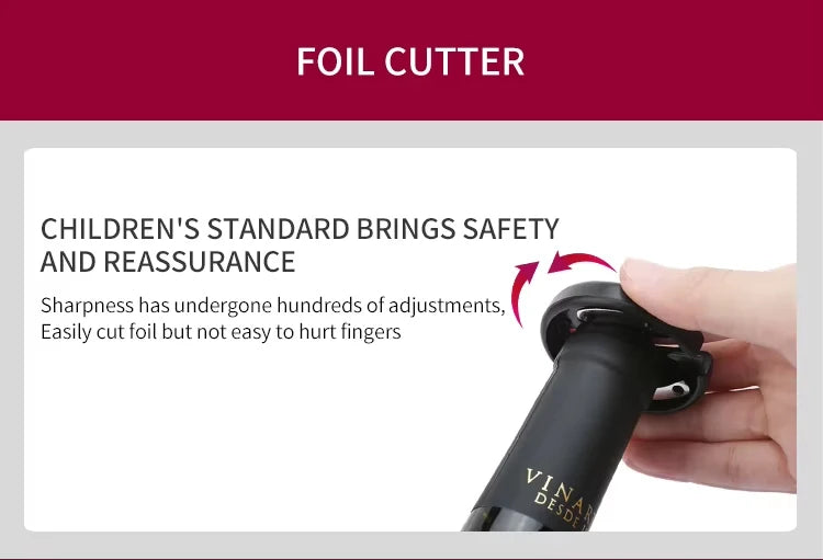 4-in-1 Electric Wine Opener, Aerator & Dispenser — Rechargeable