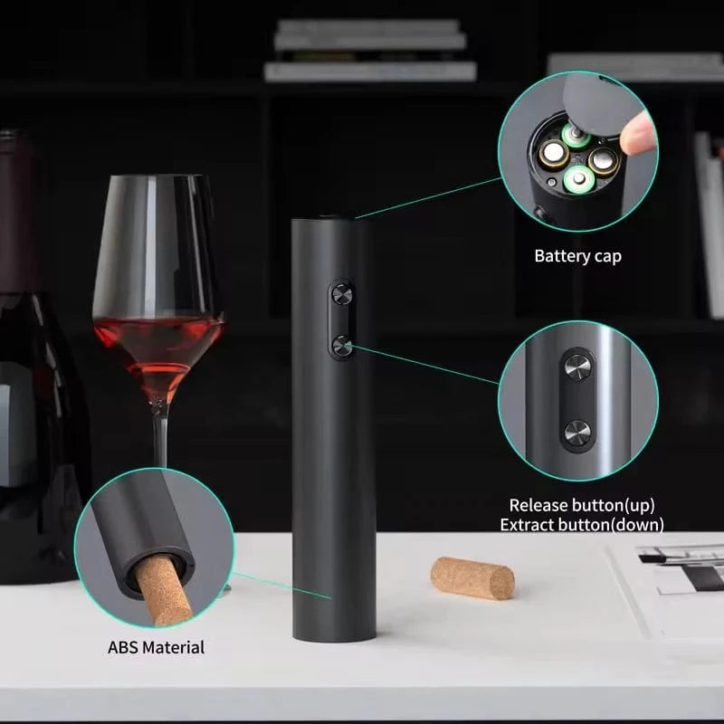 Electric Wine Bottle Opener Automatic Red Wine Corkscrew Wine Opener Wine Tools Kitchen Products