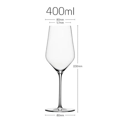 Burgundy Bordeaux Style Light Luxury Wine Glass Ultra-thin Craftsmanship Slim Cup Stems  Bar Party Classics Goblet