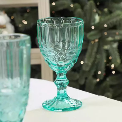 High Foot Colour Crystal Glass, Wine, Liquor, Cocktail, Beer, Juice, Tea