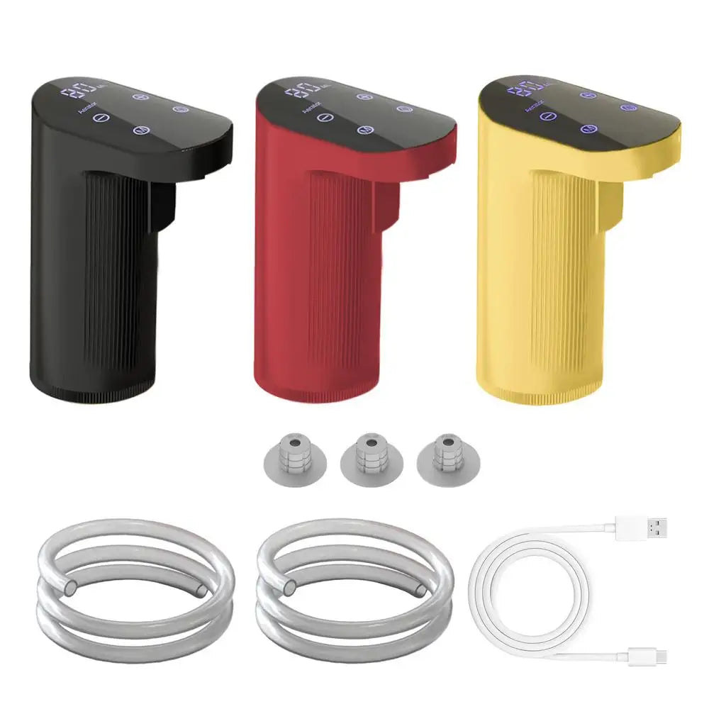 👉 Portable Electric Wine Decanter & Aerator – Automatic Wine Dispenser for Smooth, Rich Flavour